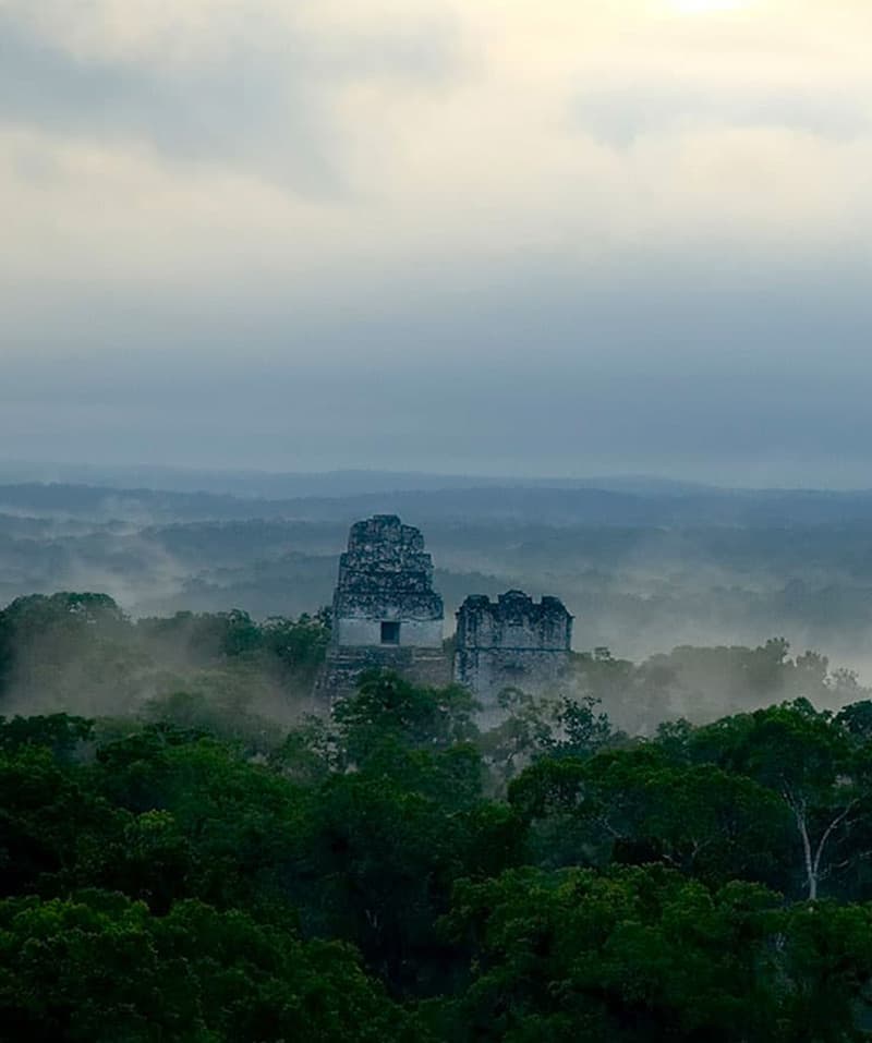 Mayan Pyramids of Tikal, Guatemala